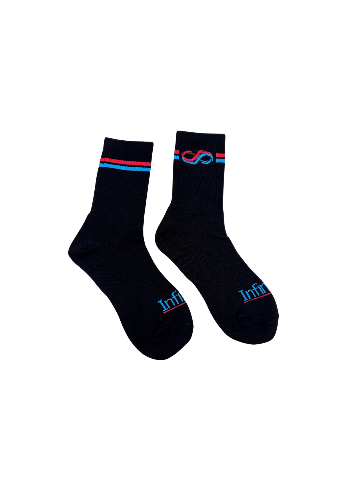 Infinity Black sports socks